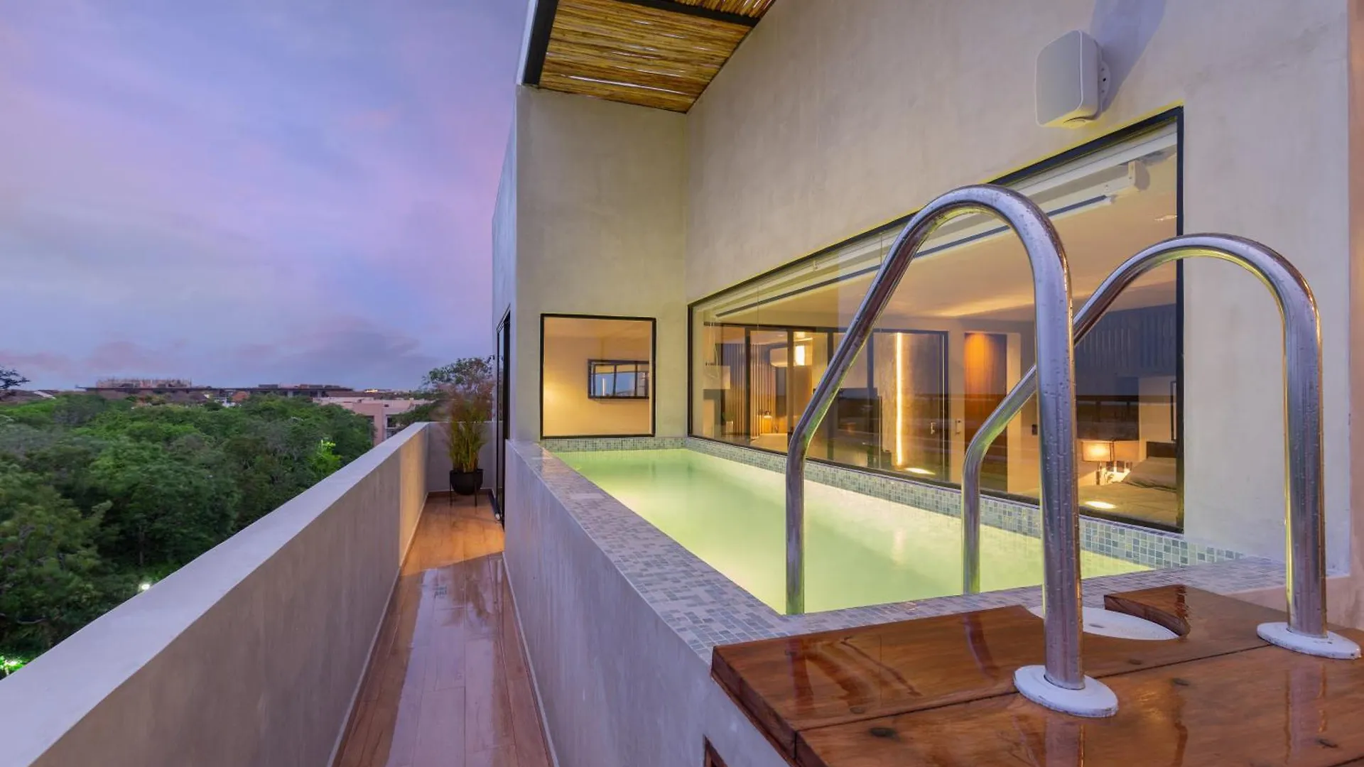 トゥルムAmazing Penthouse W Private Pool Aldea Zamaアパートメント