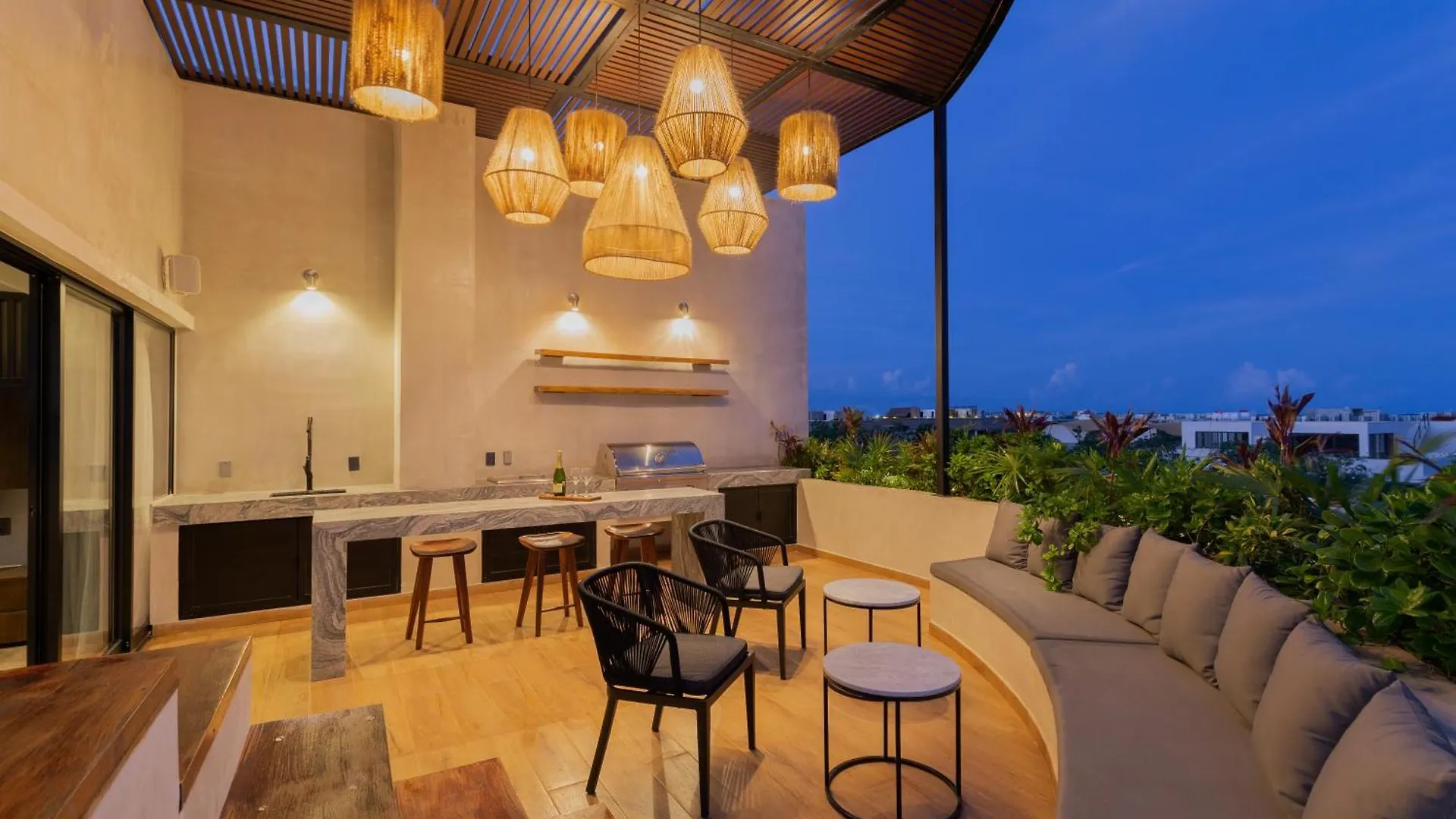 トゥルムAmazing Penthouse W Private Pool Aldea Zamaアパートメント アパート